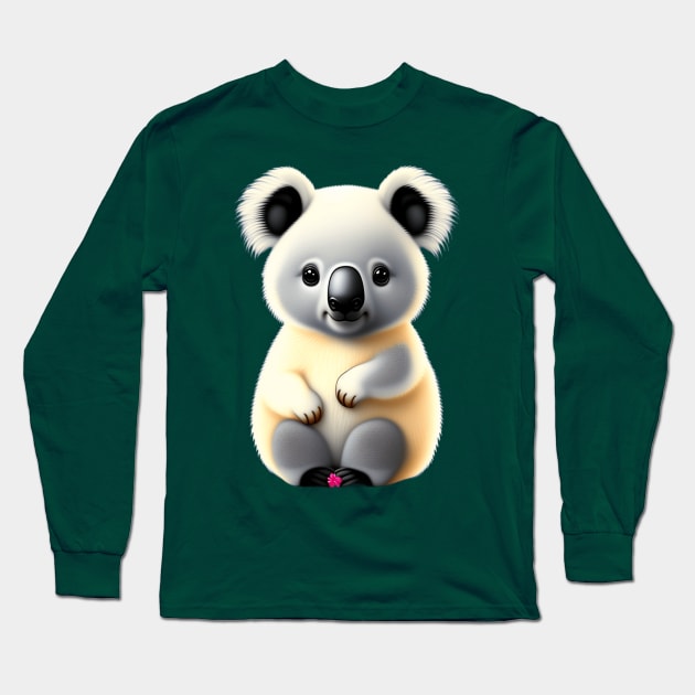 Koala Cutie Long Sleeve T-Shirt by Rahul Store 24